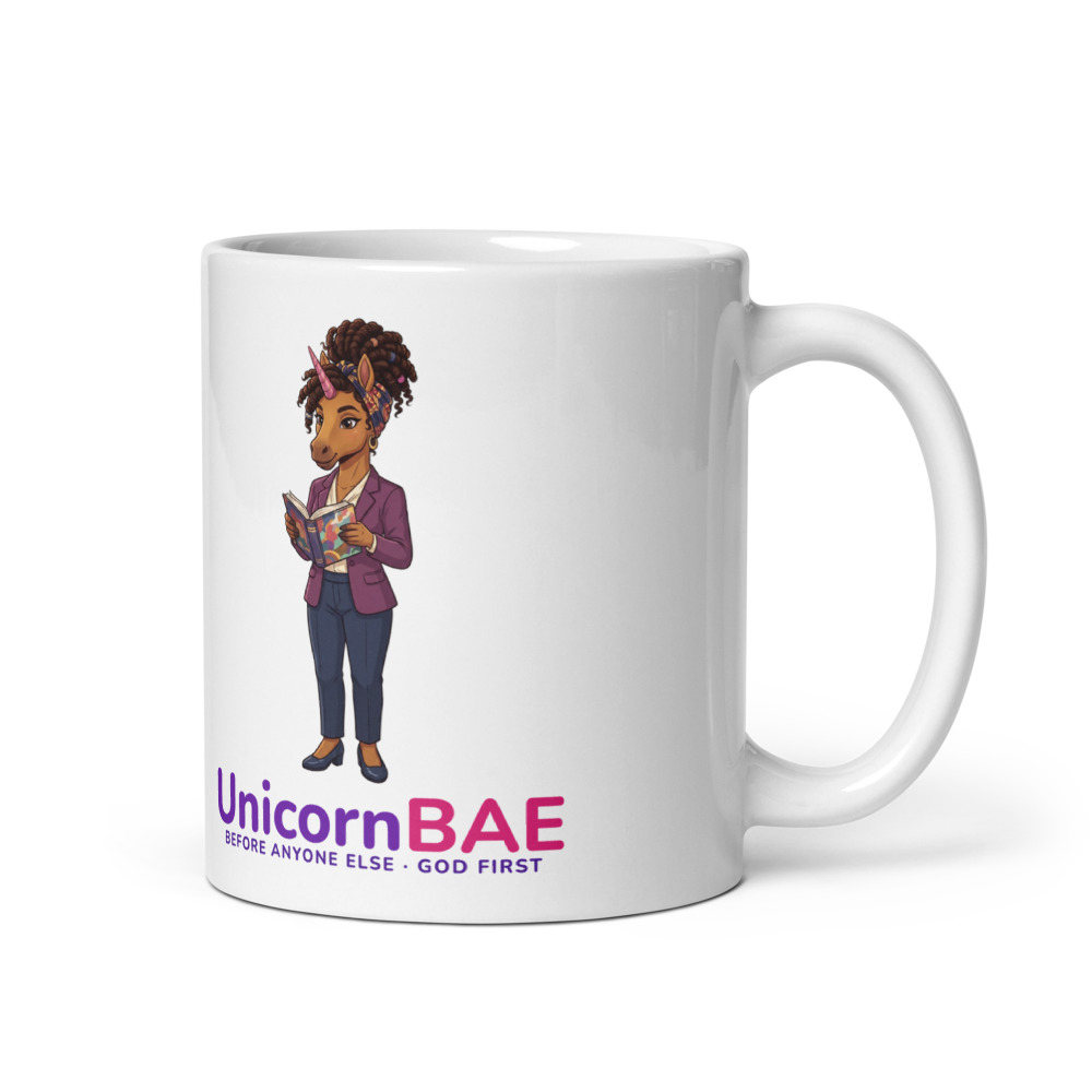 One Of A Kind Mug printed with the Honey tone design