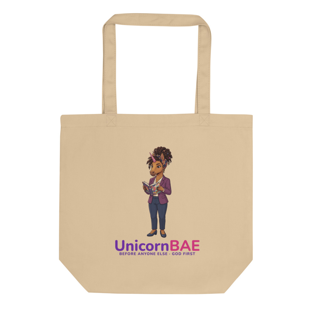 Bookshelf BAE Tote printed with the Honey tone design